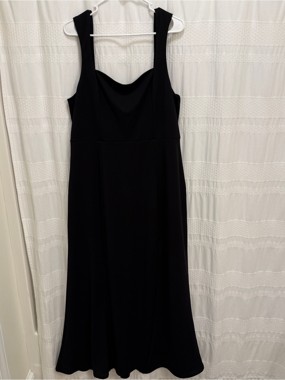 Show Me Your MuMu Full Length Dress Black Womens XXL Square Neck Gown Wedding